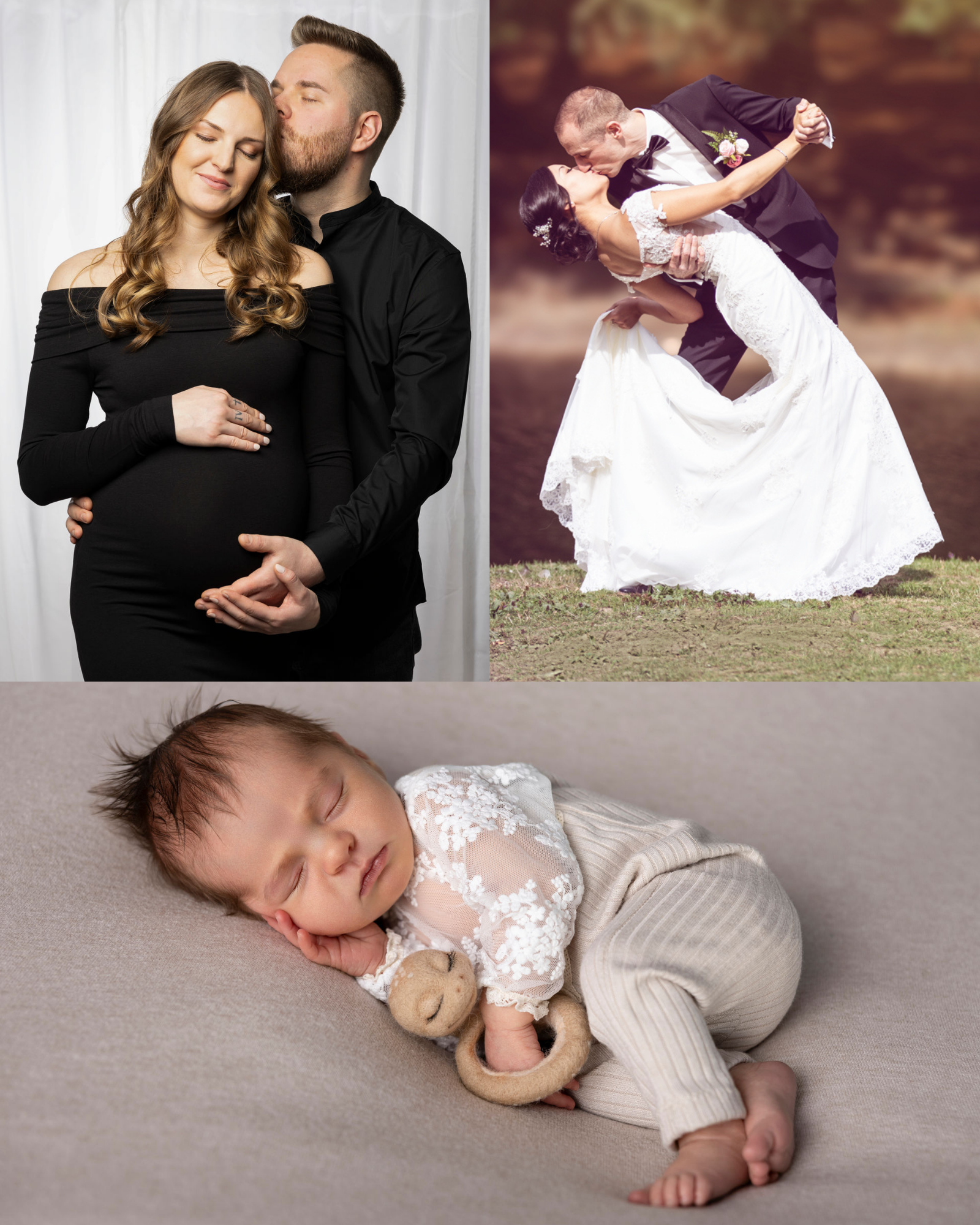 Babyfotografie, Schwangeschaftsfotografie, Hochzeitsfotografie